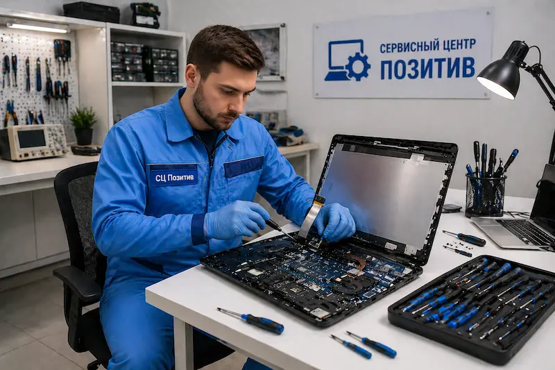 Замена шлейфа матрицы ноутбука в Астрахани