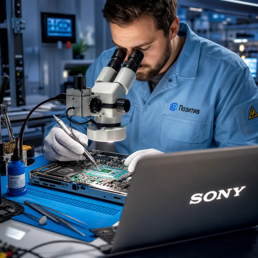 Замена видеокарты ноутбука Sony в Астрахани