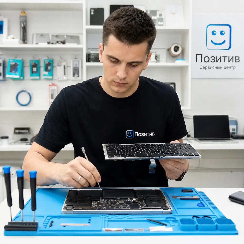 заменить клавиатуру на Apple Macbook в Астрахани
