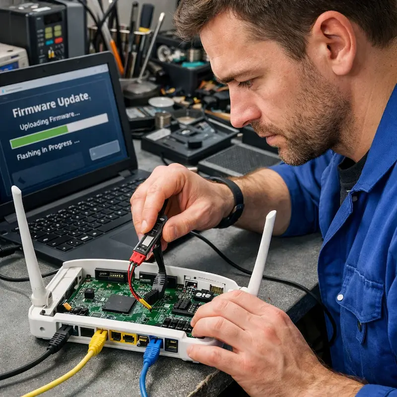 Обновление прошивки роутера в Астрахани