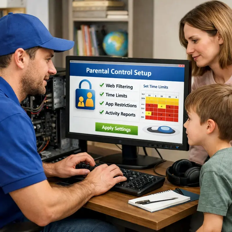 установка родительского контроля в Астрахани